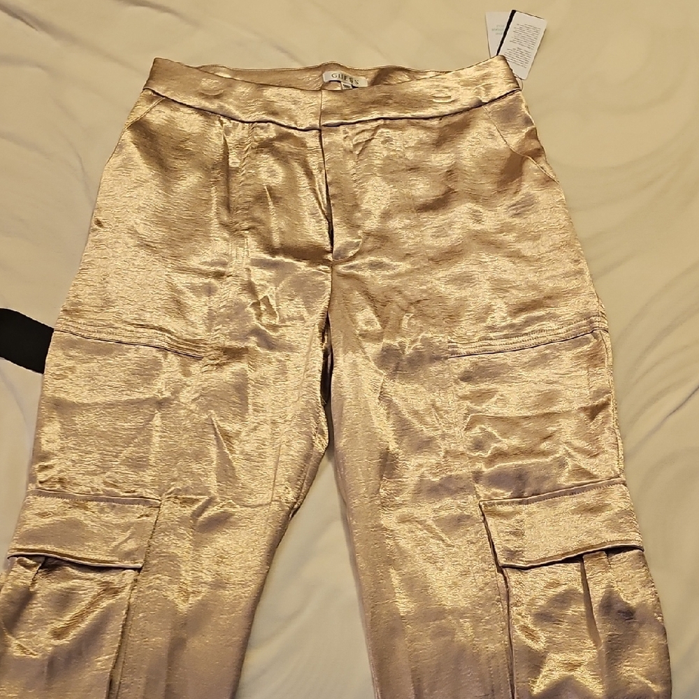 Guess Gold Wide Leg Pants